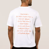 Zwemmers T-shirt (Achterkant)