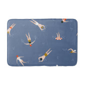 zwemmerspatroon badmat (Voorkant)