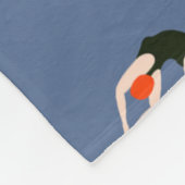 zwemmerspatroon fleece deken (Hoek)