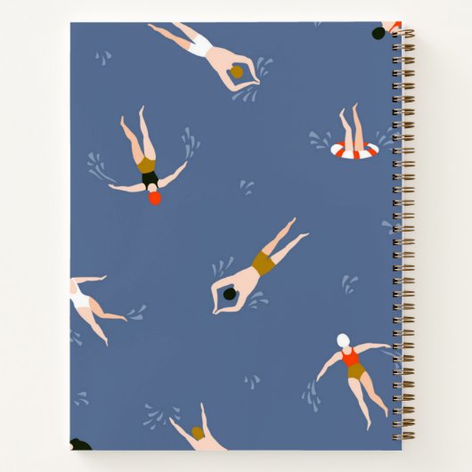  zwemmerspatroon notitieboek (Achterkant)