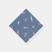 zwemmerspatroon servet (Hoek)