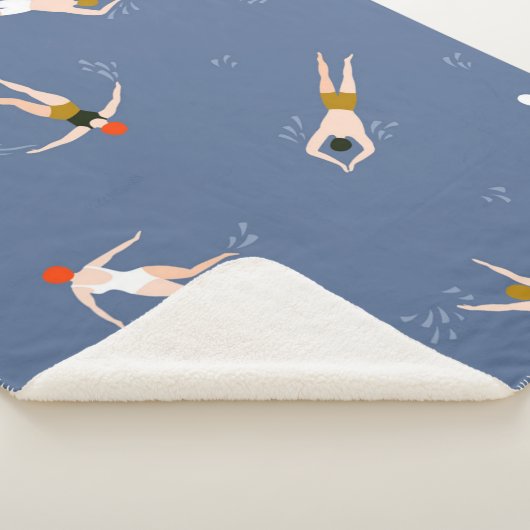  zwemmerspatroon sherpa deken (3/4)