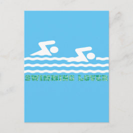 Zwemmetje Briefkaart