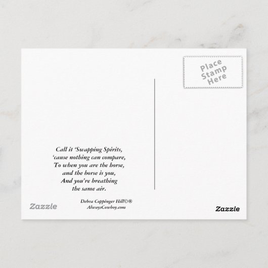 Zwemmetjes Postkaart (Achterkant)