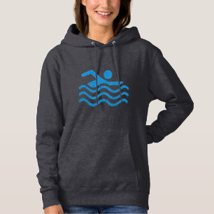 Zwemmettingssucces Swimmer fleece Pullover Hoodie