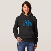Zwemmettingssucces Swimmer fleece Pullover Hoodie (Voorkant volledig)