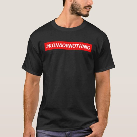 ZWEMMINGSCYCLING RUNNING KONA 2023 TRIATHLETE MANN T-SHIRT (Voorkant)