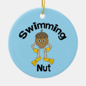 Zwemmoer tekst keramisch ornament (Voorkant)