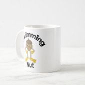 Zwemmoer tekst koffiemok (Voorkant links)