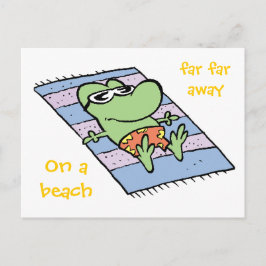 Zwemmort Kikker Briefkaart