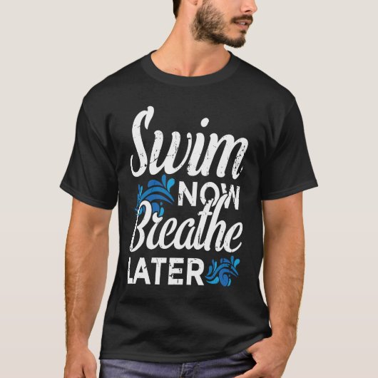 Zwemmotivatie T-shirt (Voorkant)