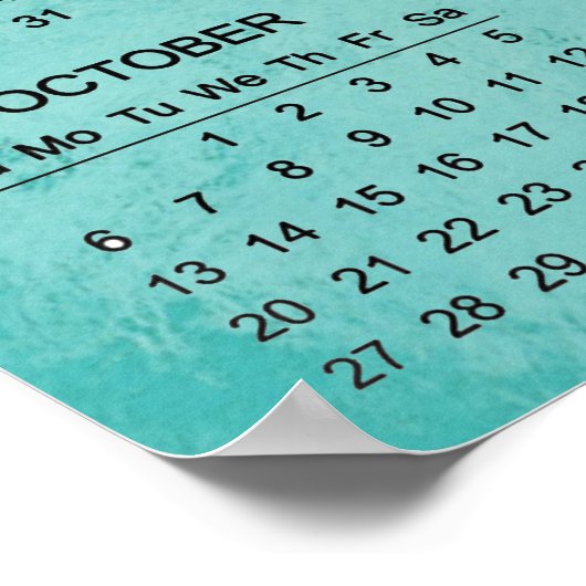 Zwemontwerp 2024 Kalender Poster (Hoek)