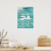 Zwemontwerp 2024 Kalender Poster (Keuken)
