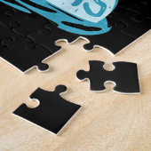 Zwemontwerpcadeau voor zwemmers legpuzzel (Zijkant)