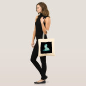 Zwemontwerpcadeau voor zwemmers tote bag (Voorkant (model))