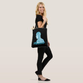 Zwemontwerpcadeau voor zwemmers tote bag (Op model)