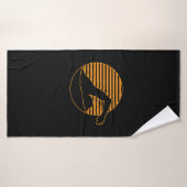 Zwemontwerpcadeau voor zwemwater badhanddoek (Badhanddoek)