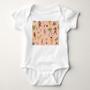 Zwempak Dames: Tropische Vintage Dans Romper