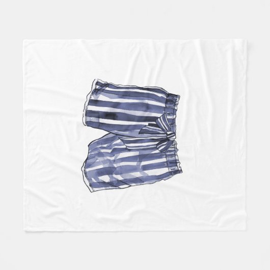  zwempak gestreepte zwembroek deken (Voorkant (Horizontaal))