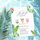 Zwempakken Palm Leaf Pool Bachelorette Party Kaart