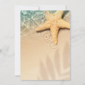 Zwempakken Seastar Beach Bachelorette Party Kaart (Achterkant)