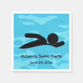 Zwempapier Napels Servet (Voorkant)