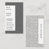 Zwempatronen en Stripes Visitekaartje (Voorkant / Achterkant)