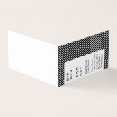 Zwempatronen en Stripes Visitekaartje (Buitenkant)