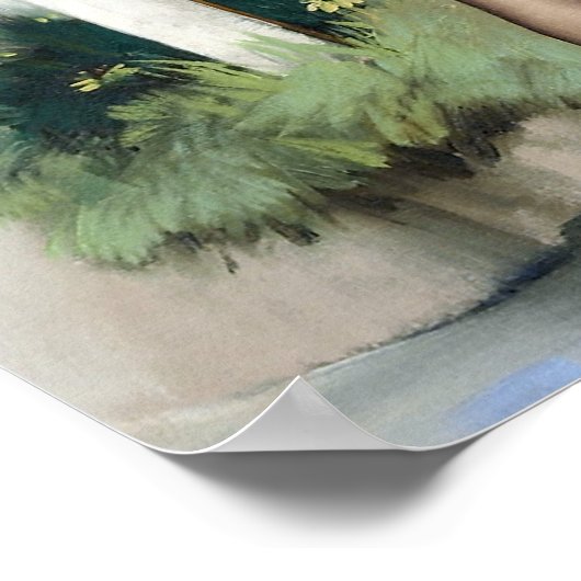 Zwempen omhoog poster (Hoek)