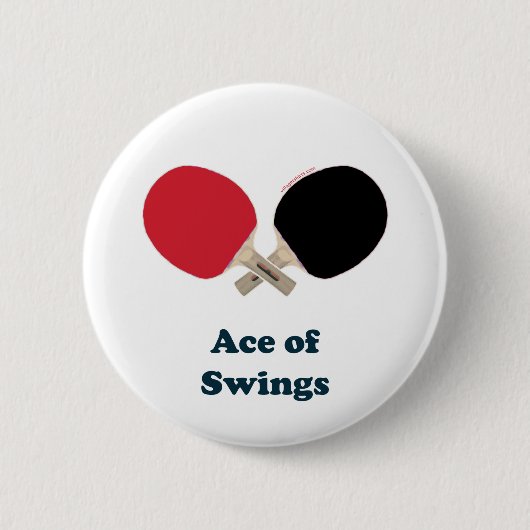 Zwempingpong Ronde Button 5,7 Cm (Voorkant)