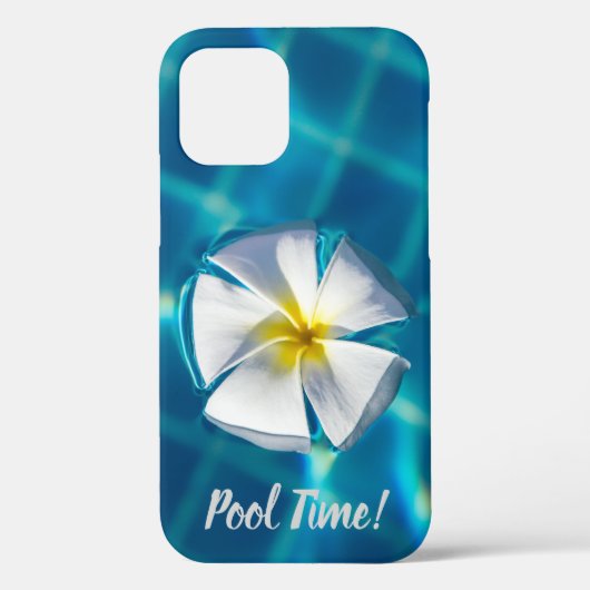Zwempool Mousserend water met een bloemkool Case-Mate iPhone Case (Achterkant)