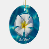 Zwempool Mousserend water met een bloemkool Keramisch Ornament (Rechts)