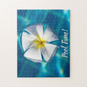 Zwempool Mousserend water met een bloemkool Legpuzzel (Verticaal)