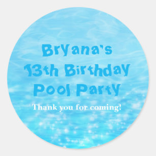 Zwempool Stickers voor zomervakantie