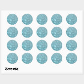 Zwempool Zomer Abstract Ronde Sticker (Vel)