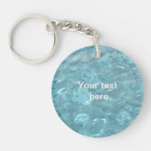 Zwempool Zomer Abstract Sleutelhanger (Voorkant)