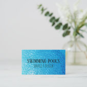 Zwempooldiensten Visitekaartje (Staand voorkant)