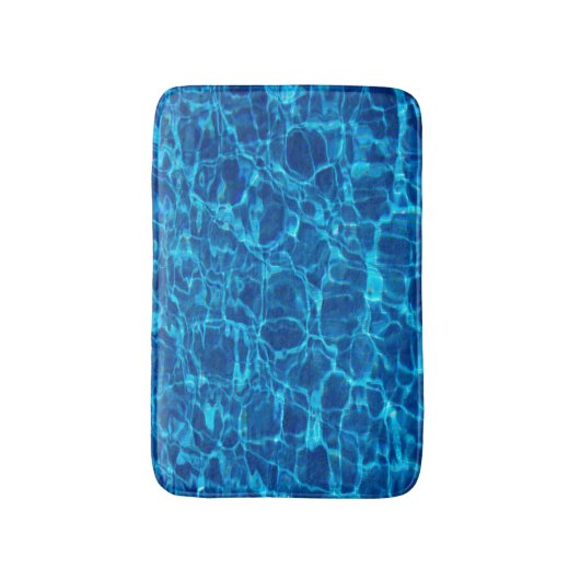 Zwempoolwater Badmat (Voorkant Verticaal)