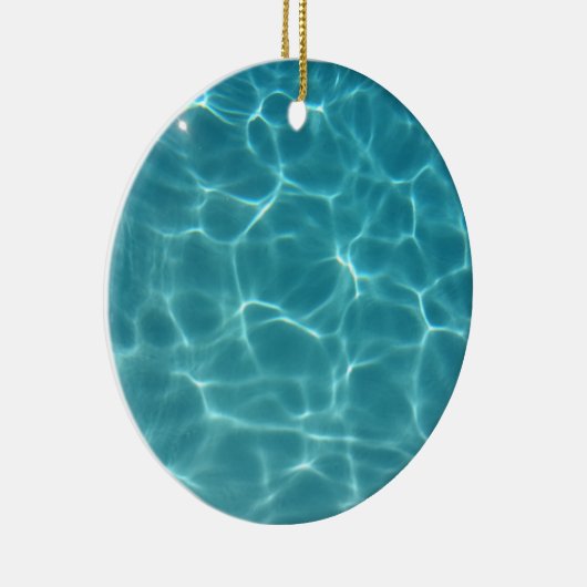 Zwempoolwater Keramisch Ornament (Rechts)