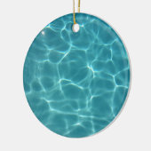 Zwempoolwater Keramisch Ornament (Links)