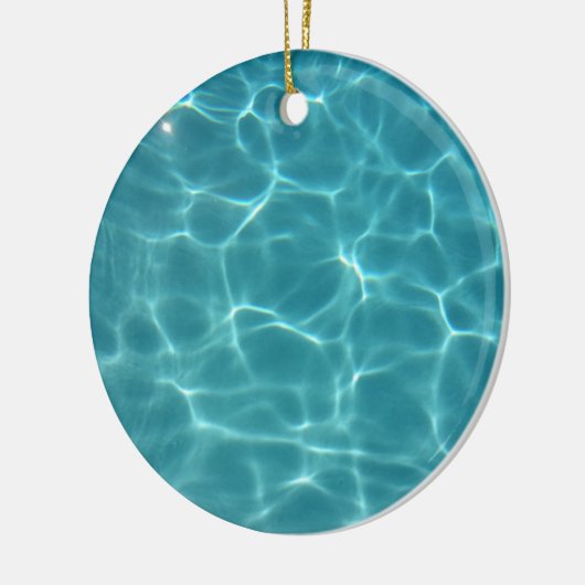 Zwempoolwater Keramisch Ornament (Links)