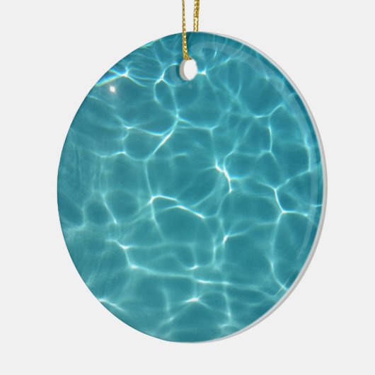 Zwempoolwater Keramisch Ornament (Links)