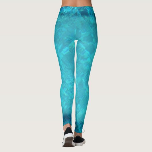 Zwempoolwater Leggings (Achterkant)