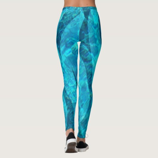 Zwempoolwater Leggings (Achterkant)