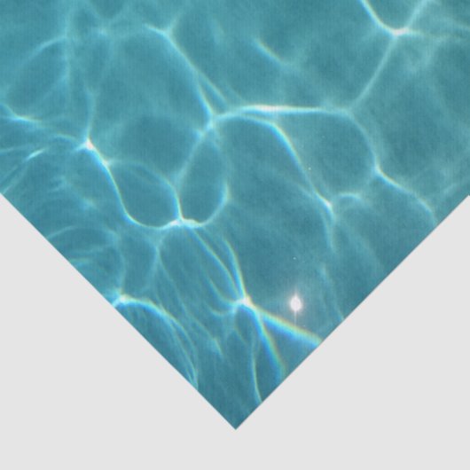 Zwempoolwater Tissuepapier (Detail)