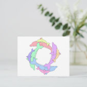 Zwempoppen en baby's briefkaart (Staand voorkant)