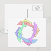 Zwempoppen en baby's briefkaart (Voorkant / Achterkant)