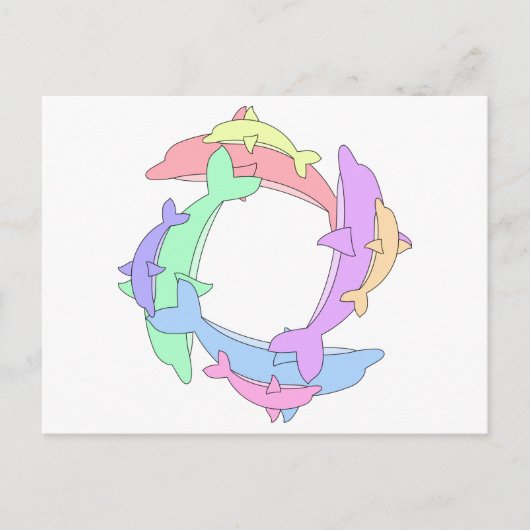 Zwempoppen en baby's briefkaart (Voorkant)