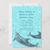 Zwempoppenpool of "Beach Birthday" Kaart (Voorkant)