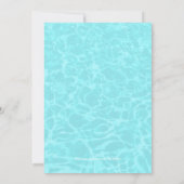 Zwempoppenpool of "Beach Birthday" Kaart (Achterkant)